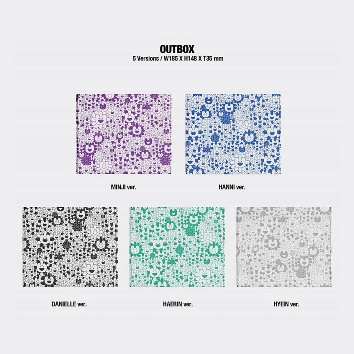 NewJeans - [Supernatural] (NJ X MURAKAMI Cross Bag ver. - Random Ver.) Cross Bag Photocards + 3 Extra Photocards