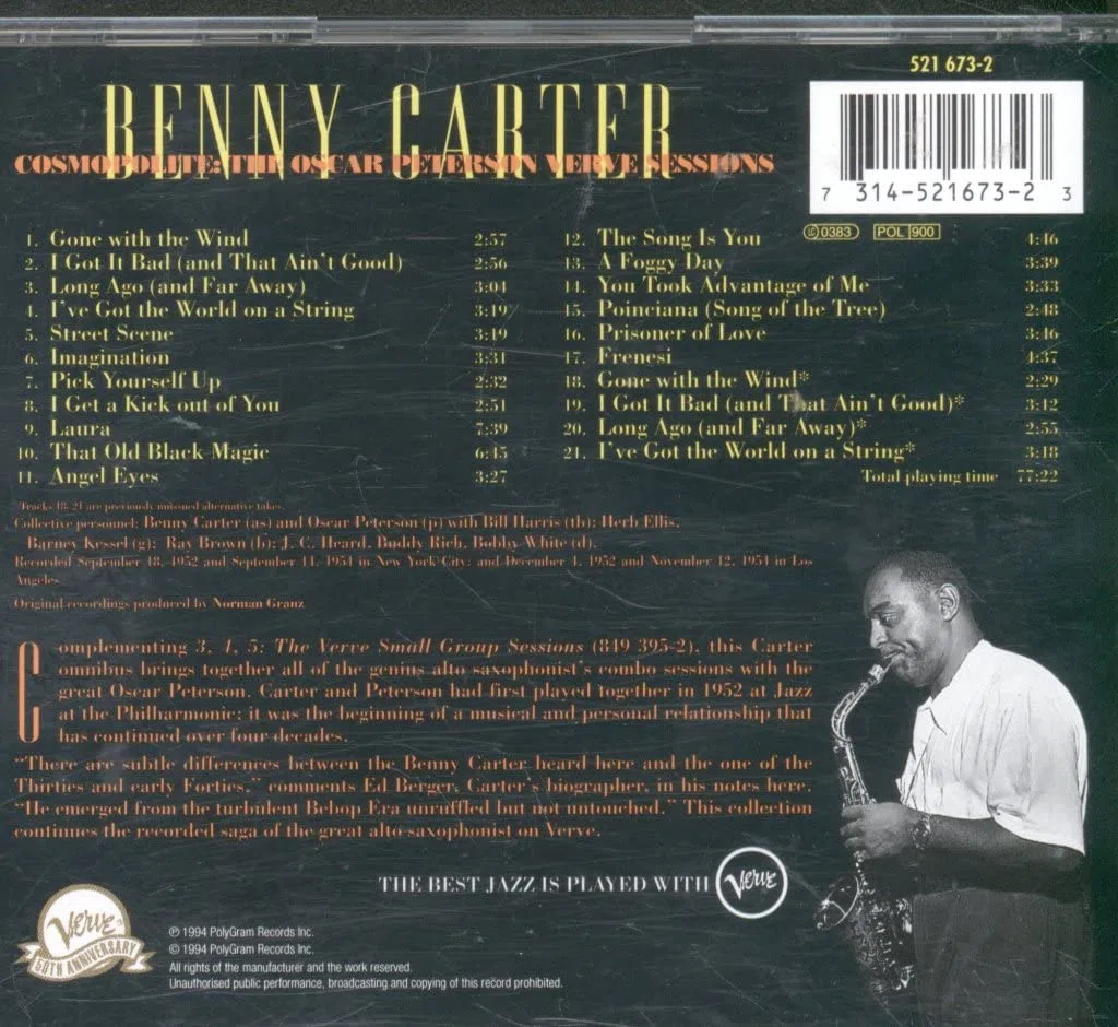 Cosmopolite: Oscar Peterson Verve Sessions