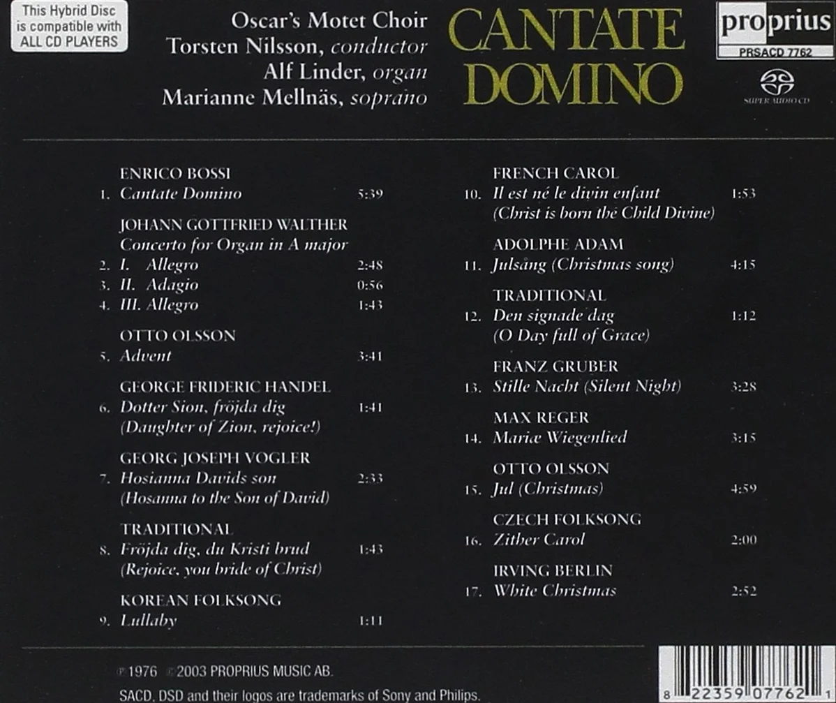 CANTATE DOMINO