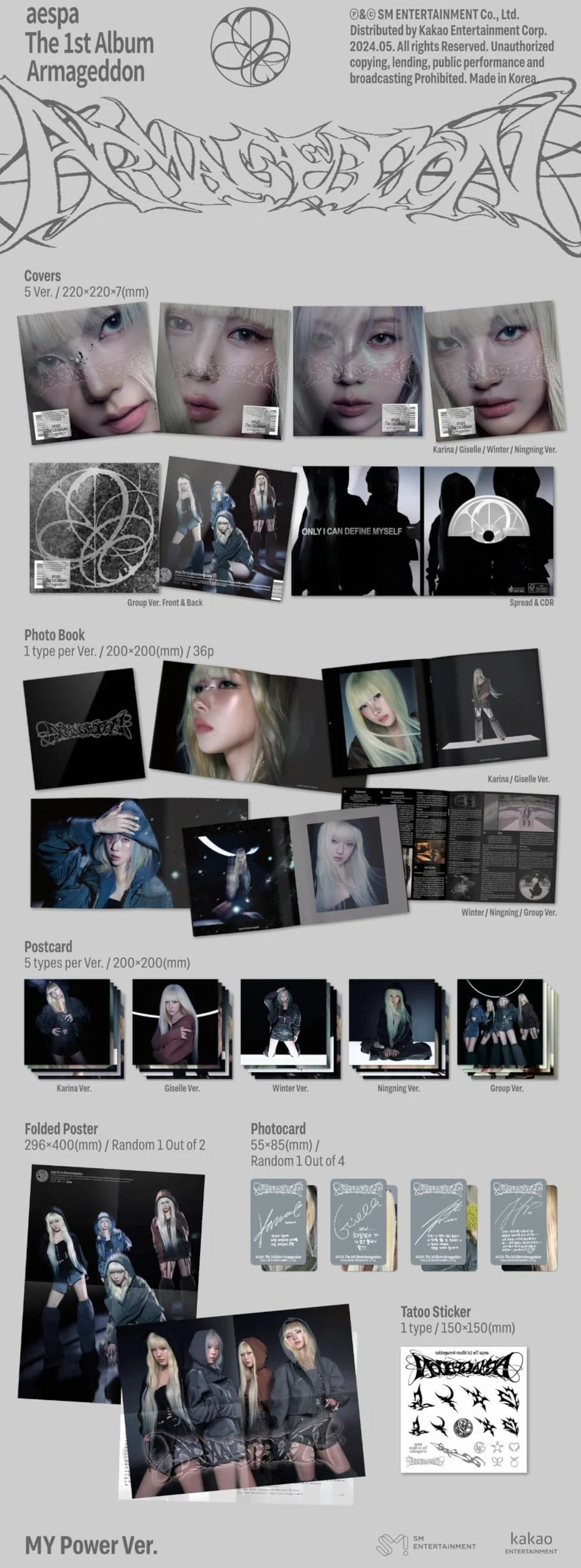 The 1st Album 'Armageddon’ (MY Power Ver.)