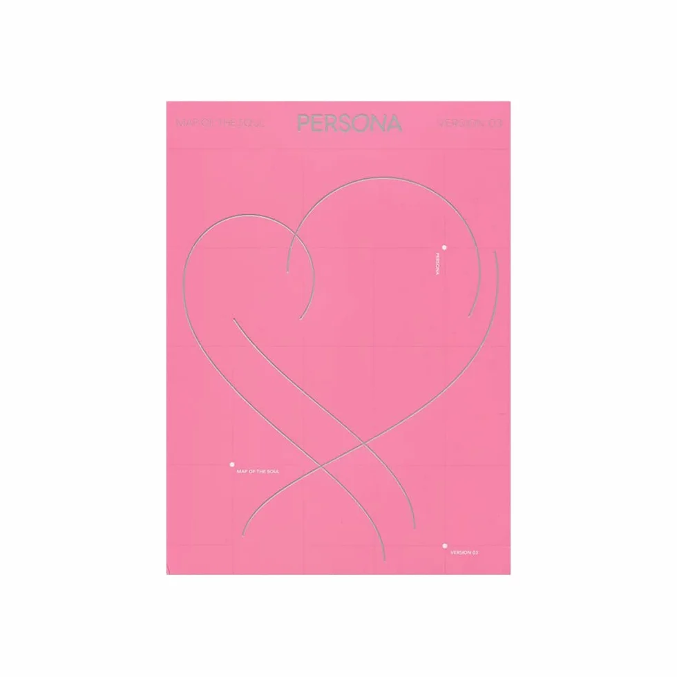 BTS Album MAP OF THE SOUL : PERSONA (Ver. 3) Photobook+Mini Photocard+Photo Film+Postcard+(Extra BTS 6 Photocards+1 Double-Sided Photocard+Logo Hologram Sticker)