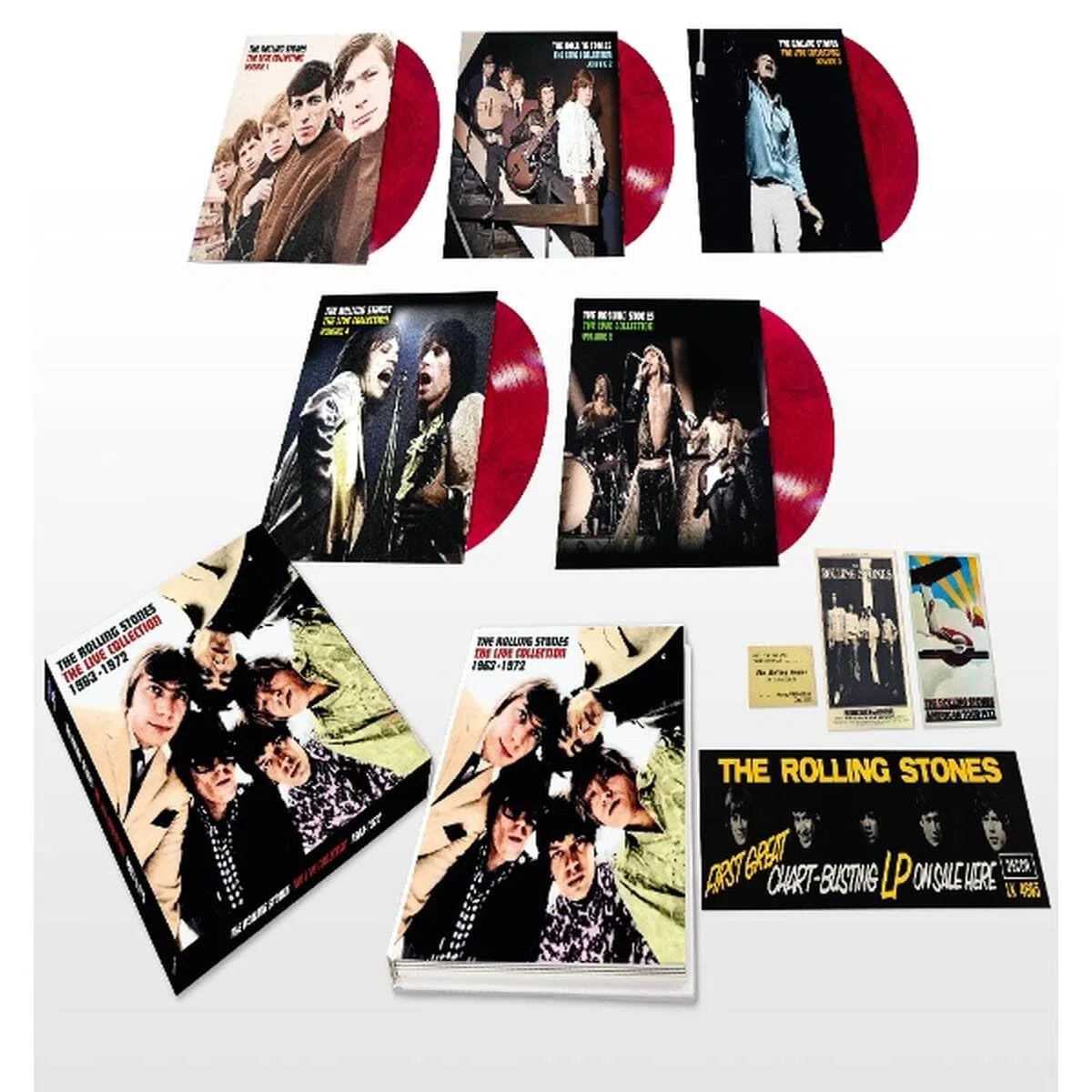 The Rolling Stones - The Live Collection 1963 - 1972 - Limited Box Color Edition