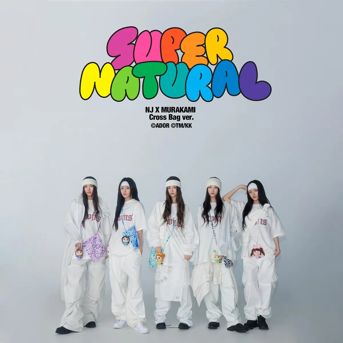 NewJeans - [Supernatural] (NJ X MURAKAMI Cross Bag ver. - Random Ver.) Cross Bag Photocards + 3 Extra Photocards