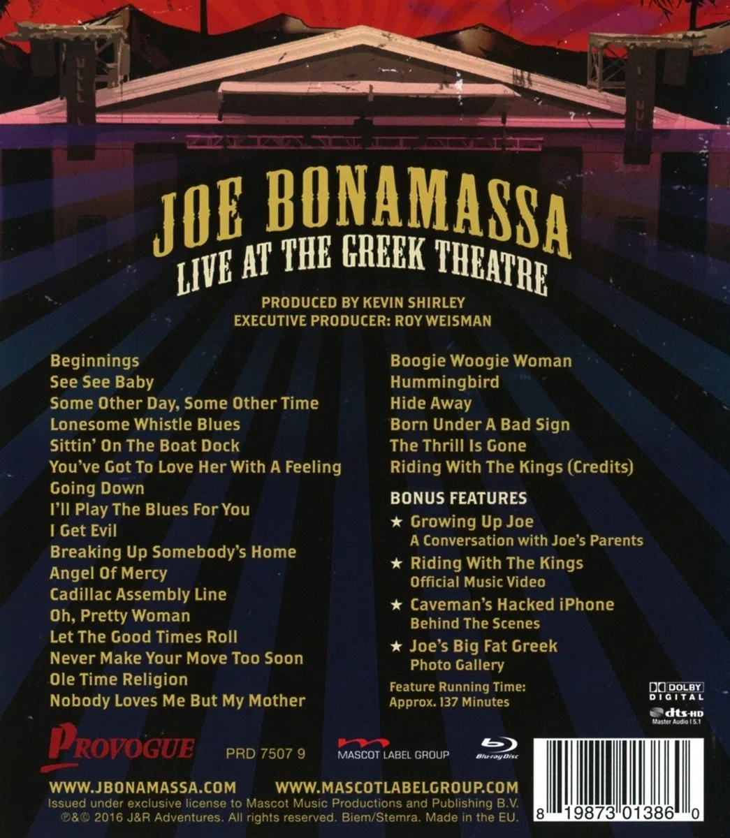 Live At The Greek Theatre [Blu-ray] [Reino Unido]