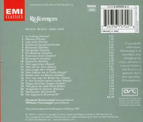 Wolf - 22 lieder