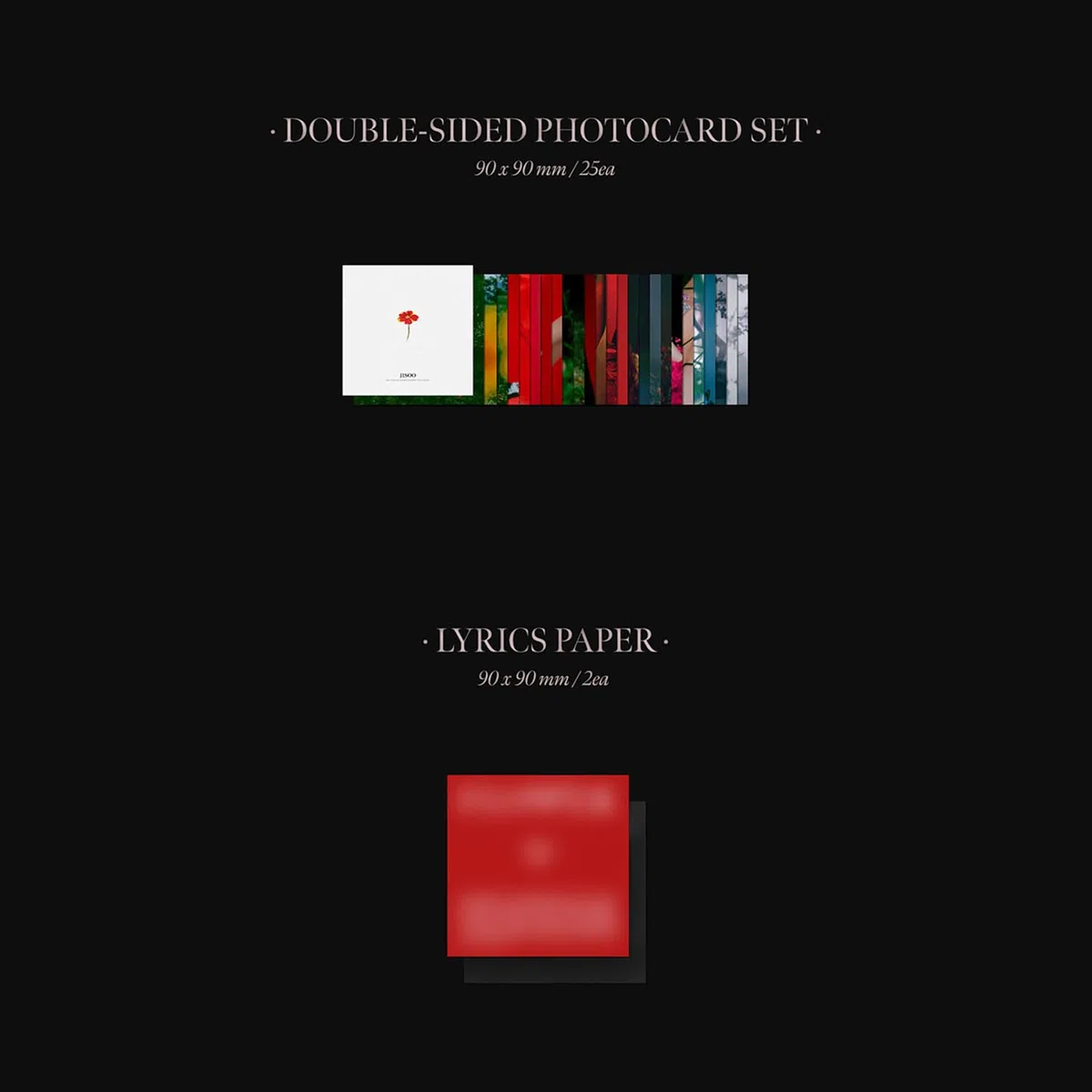 First Single Album [ME] (KiT Album Ver.) Package Box + Lyrics Paper + Credit Paper + Calendar + Wood Stand + Gift